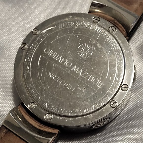 GIULIANO MAZZUOLI CHRONOGRAPH PRESSURE GAUGE WATCH - Picture 3 of 5